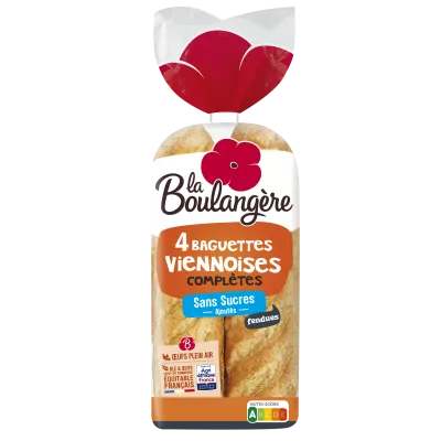 Baguettes vienesas - LA BOULANGERE