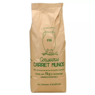 Couscous Fin 5kg - CARRET MUNOS