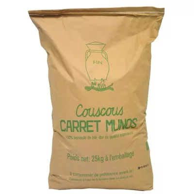 Couscous fin 25kg - Carret