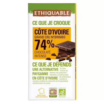 Choco Nr 74 Cacao Bio 100g