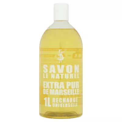 मार्सिले अतिरिक्त शुद्ध तरल साबुन रीफिल 1L - SAVON LE NATUREL