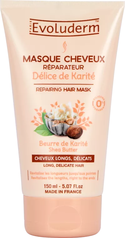 Maschera per capelli al karitè Délice De Shea 150ml - Evoluderm