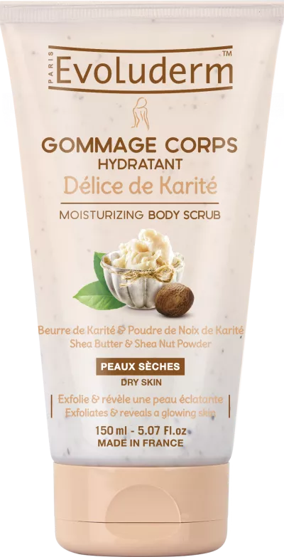 Gommage Corps Hydratant Délice De Karité 150ml - Evoluderm