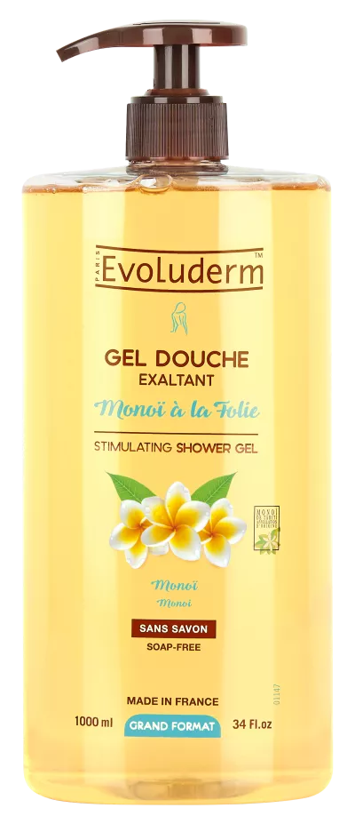 Monoi Exhilarating 沐浴露 à La Folie 1l - Evoluderm