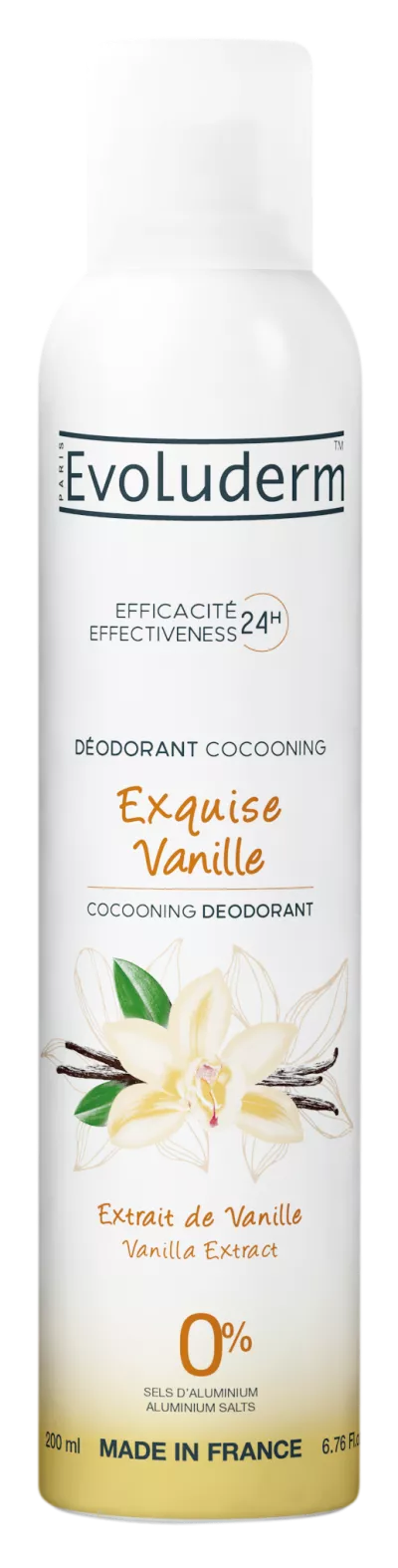 Cocooning Exquisites Vanille-Deodorant 200 ml - Evoluderm