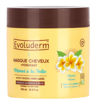 Monoi Hydraterend Haarmasker à La Folie 500ml - Evoluderm