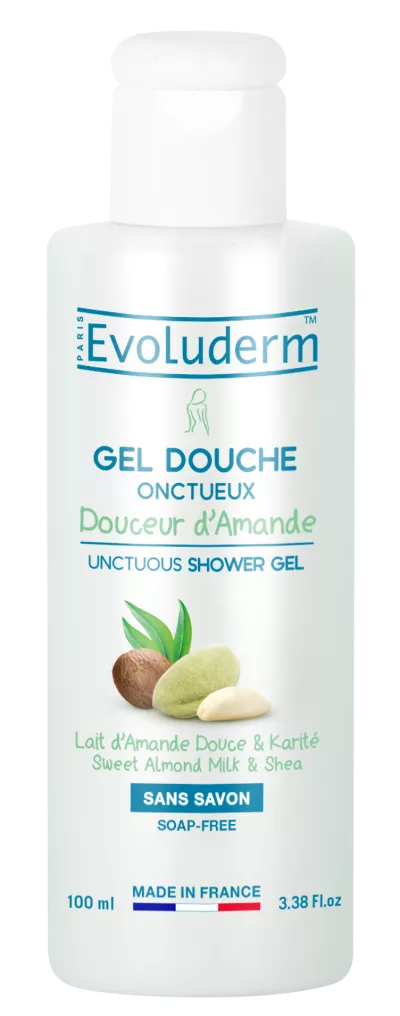 جل استحمام لطيف باللوز 100 مل - Evoluderm