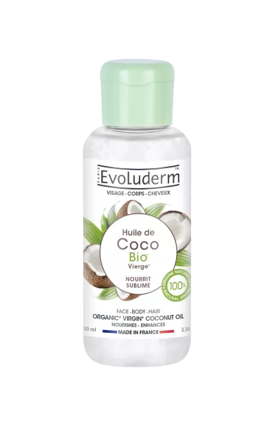 Olio di cocco vergine biologico 100 ml - Evoluderm