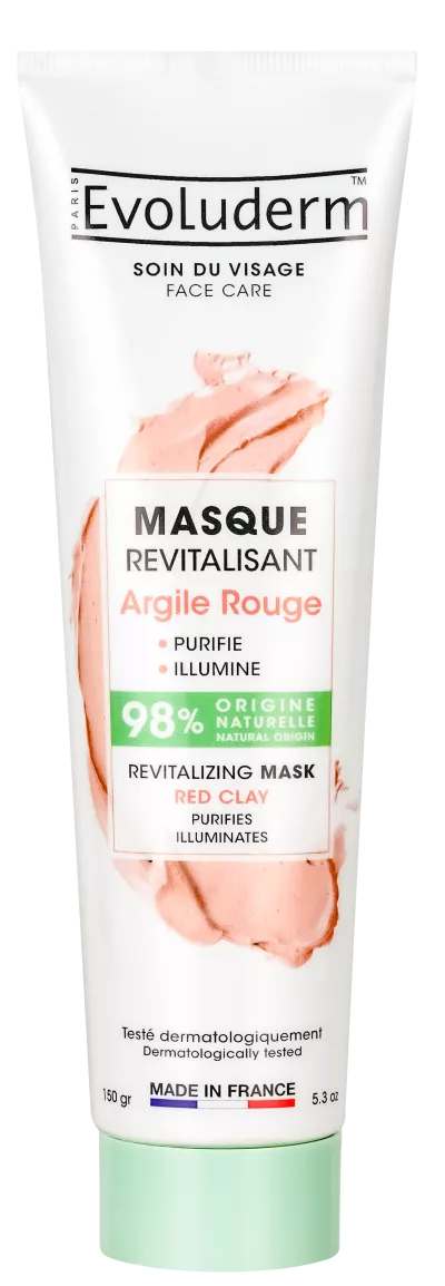 Masque Revitalisant Argile Rouge 150ml - Evoluderm