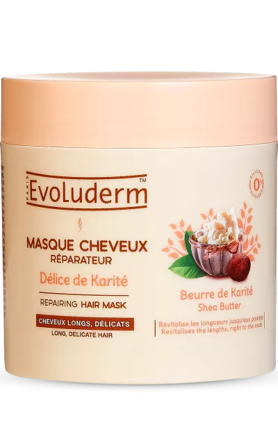 Délice Maschera per capelli al karitè 500ml - Evoluderm