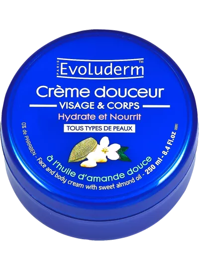 Gentle Face And Body Cream 250ml - Evoluderm
