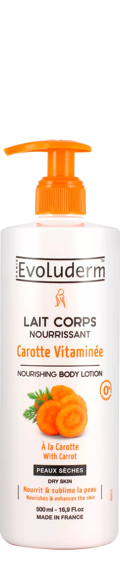 Vitamine Wortel Voedende Lichaamsmelk 500ml - Evoluderm