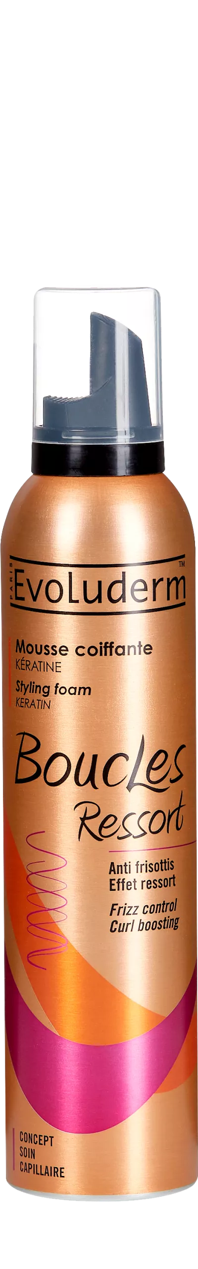 Spring CurlsKeratine Stylingmousse 250ml - Evoluderm