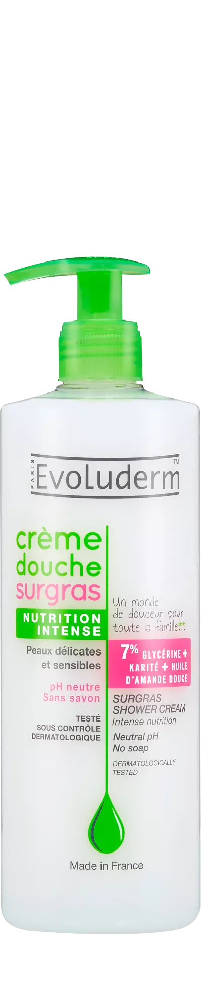 サーガス シャワークリーム 500ml - EVOLUDERM