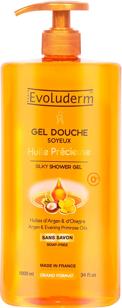 丝滑沐浴露珍贵油 1l - Evoluderm