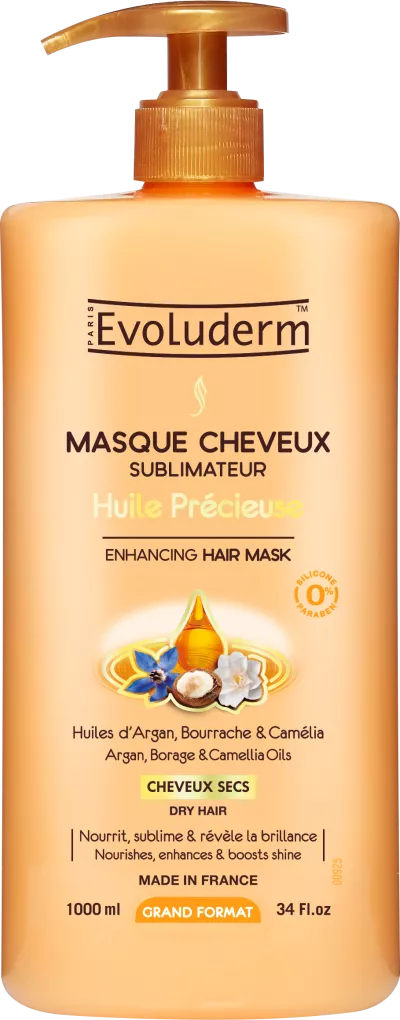 Сублимирующая маска для волос с драгоценными маслами 1л - Evoluderm