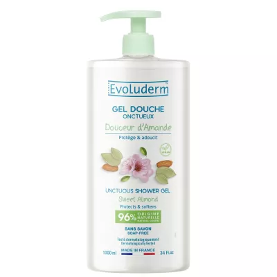 Gel de Banho Cremoso Doçura de Amêndoa 1l - Evoluderm