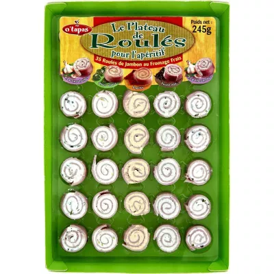 Plateau de roulés pour l'apéritif x35 245g - O' TAPAS