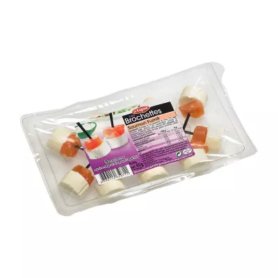 Brochettes de fromage & saumon 80g - O' TAPAS