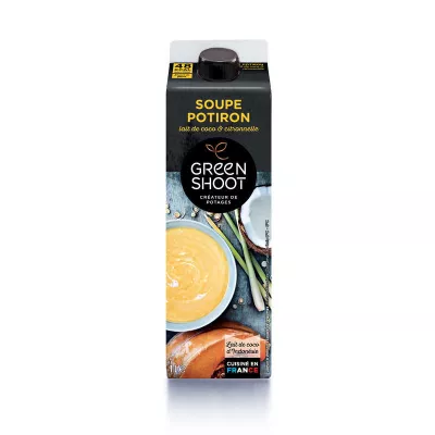 Pumpkin, Coconut Milk and Lemongrass Soup 1L - GREENSHOOT