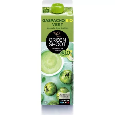 Gaspacho Vert Basilic Jus De Citron Bio 1l - Greenshoot