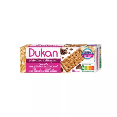 チョコレートオーツブランクッキー 砂糖不使用 225g -  Dukan