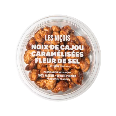 Caramelized cashews, 110g - LES NIÇOIS