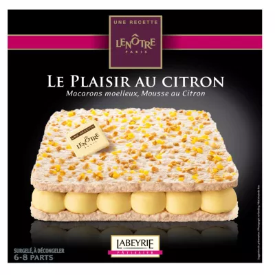 Dessert glacé citron 410g - LENÔTRE