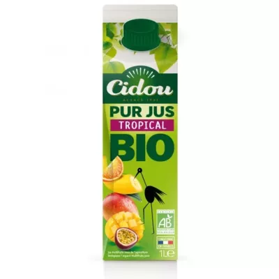 Фруктовый сок тропический органический 1L - CIDOU
