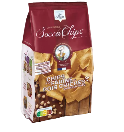Chips Farine de Pois Chiche, 120g - LUC SALSEDO