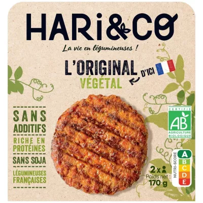 Vg Steak Veg Pois Bio 170g