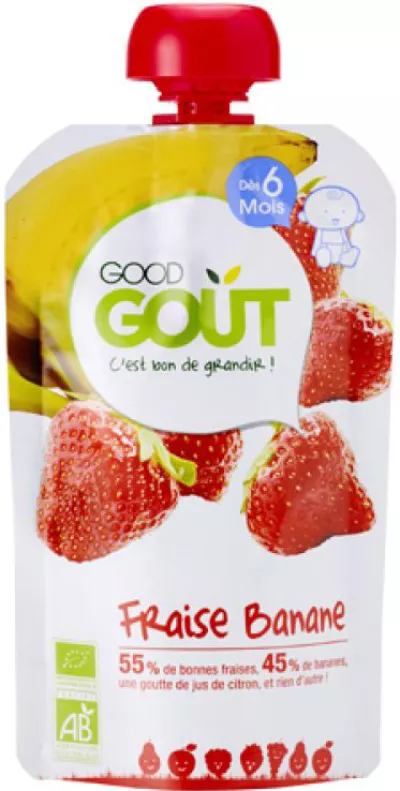 120г Где Клубника Банан Гг Органик - GOOD GOUT