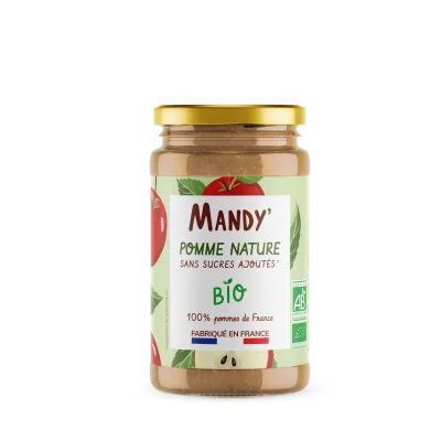 Органическое яблочное пюре 560 г х 6 - MANDY'