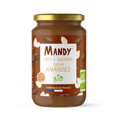 Pâteà Tartiner Choco Amandes, 6x300g  - MANDY'
