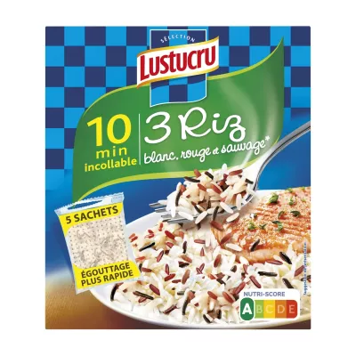 5x90g Sc 3 Riz 10 Lustucru