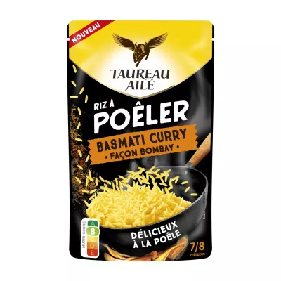 RIZ à poêler Basmati curry 375g - TAUREAU AILE