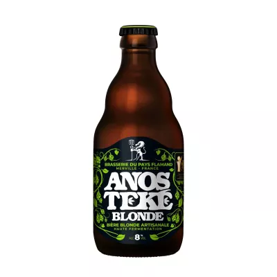 Anosteké Blonde Beer, 8°, 33cl - BRASSERIE DU PAYS FLAMAND