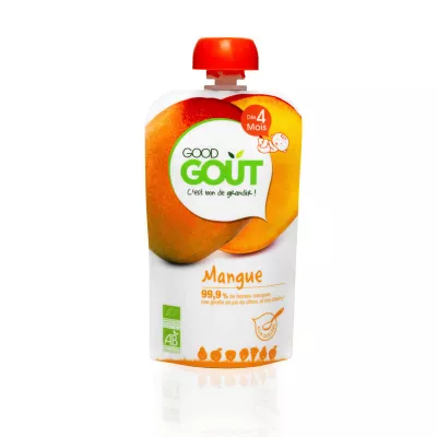 Gourde mangue bio dès 4 mois 120g - GOOD GOUT