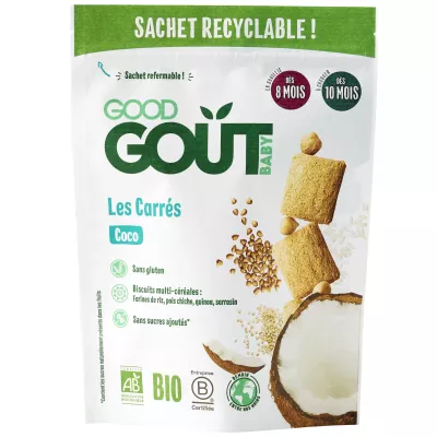 Quadrados de Coco 50g - GOOD GOUT