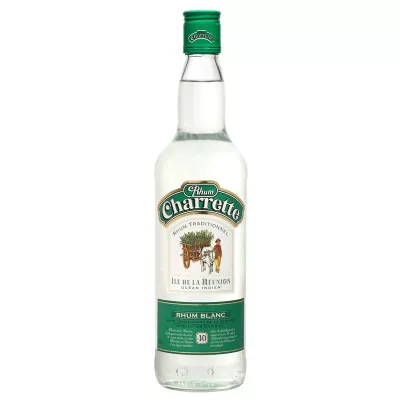 Rhum Blanc Traditionnel de La Reunion 70cl - Charette