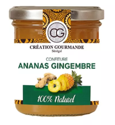 Ananas-Ingwer-Marmelade 230g - Seneafood