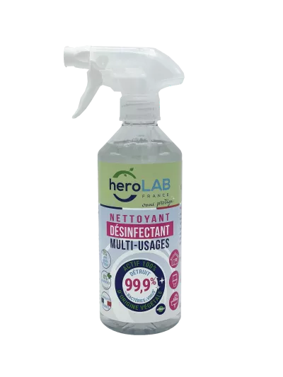 Nettoyant Désinfectant Multi-Usages, 500ml - HEROLAB
