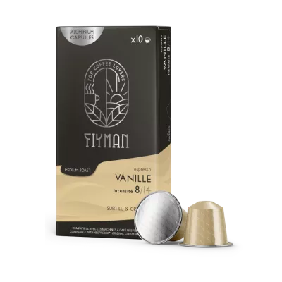 Vanilla Coffee X10 Aluminum Capsules 55g Nespresso compatible