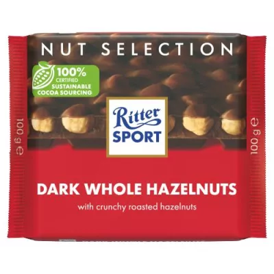 ブラックホールヘーゼルナッツ 100g - Ritter Sport