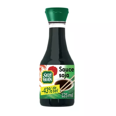 Sauce soja sel réduit 125ml - SUZIWAN