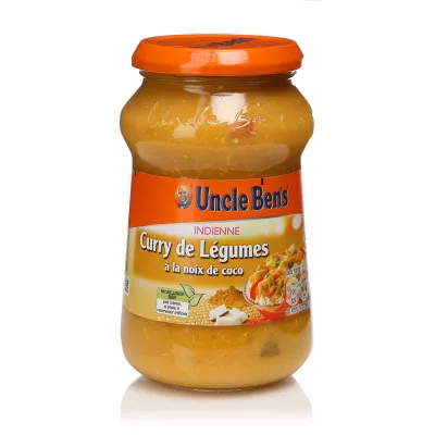 Sauce curry légumes noix de coco 400g - UNCLE BEN'S
