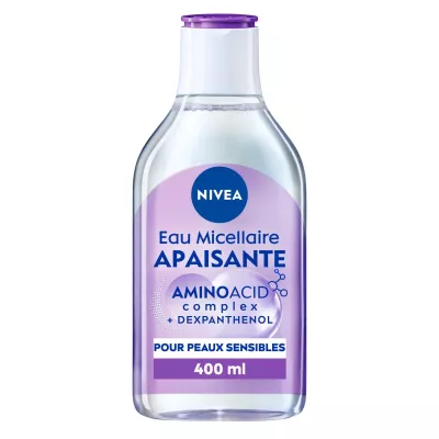 Eau Micellaire Démaquillante Peaux sensibles Apaisante 400ml - NIVEA