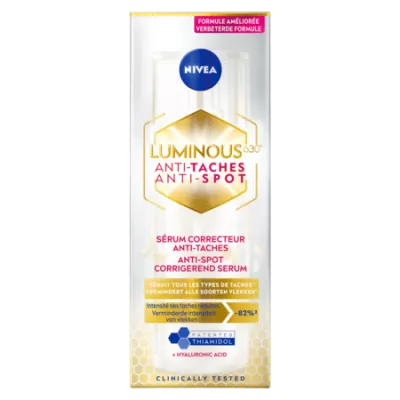 Soin Visage Crème du Jour Luminous 63 Anti Taches et Spot 30ml - NIVEA