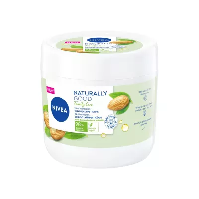 Crème hydratante naturalmente buena atención familiar 450ml - NIVEA
