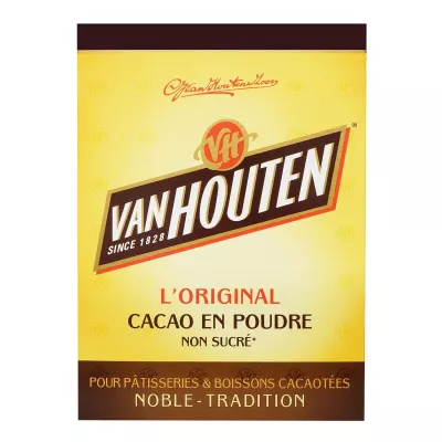 Cacao En Poudre Pur 255g - Van Houten